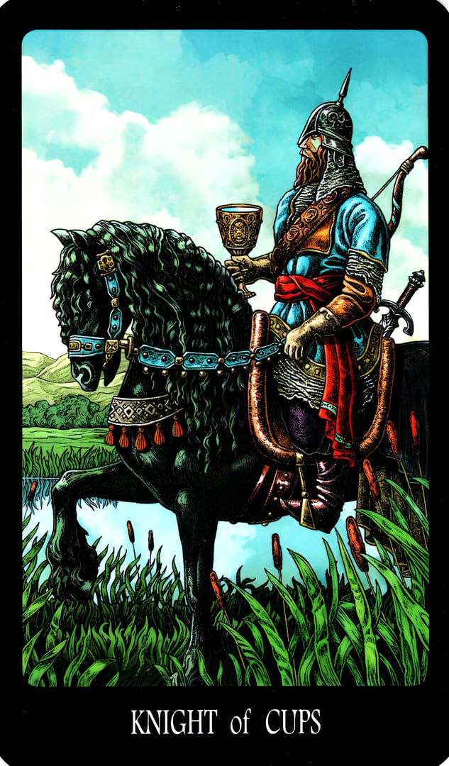 Knight Of Cups Slavic Legends Tarot Elvi Tarot