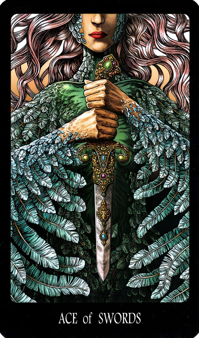 Ace of Swords — The Slavic Legends Tarot