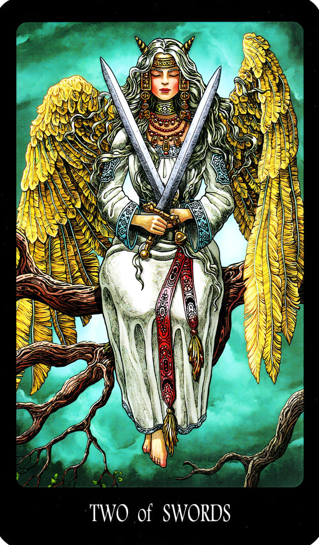 Two of Swords — The Slavic Legends Tarot
