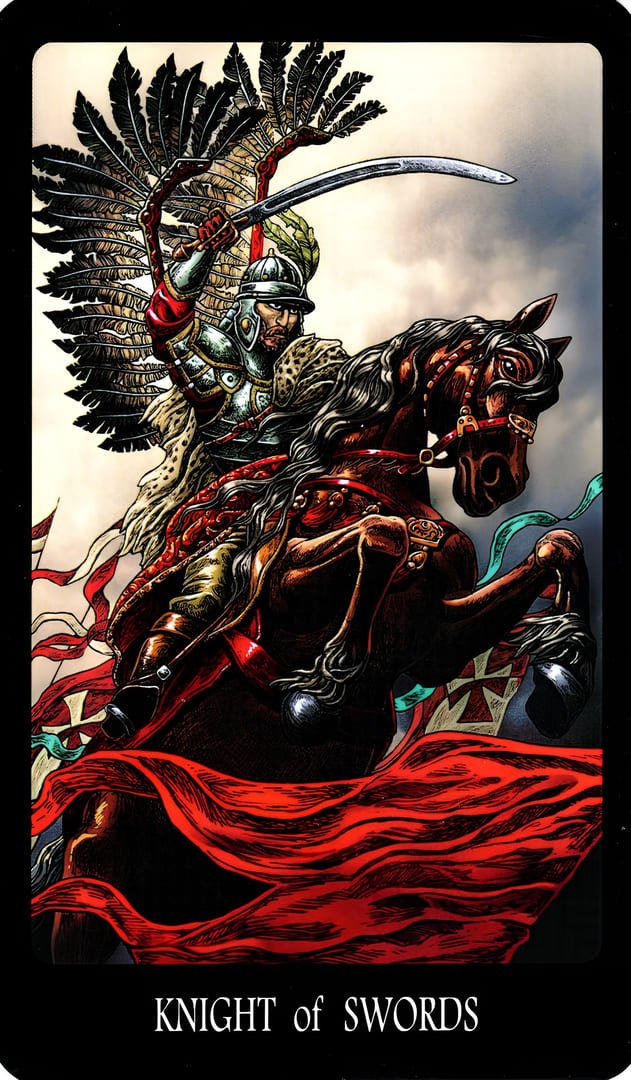 Knight of Swords — The Slavic Legends Tarot