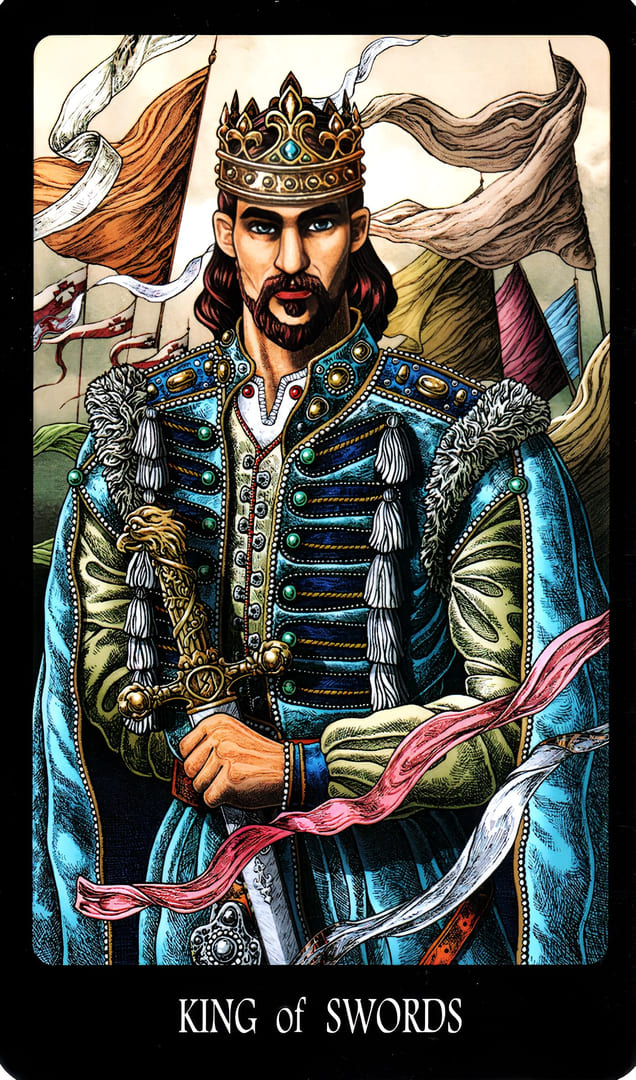 King of Swords — The Slavic Legends Tarot