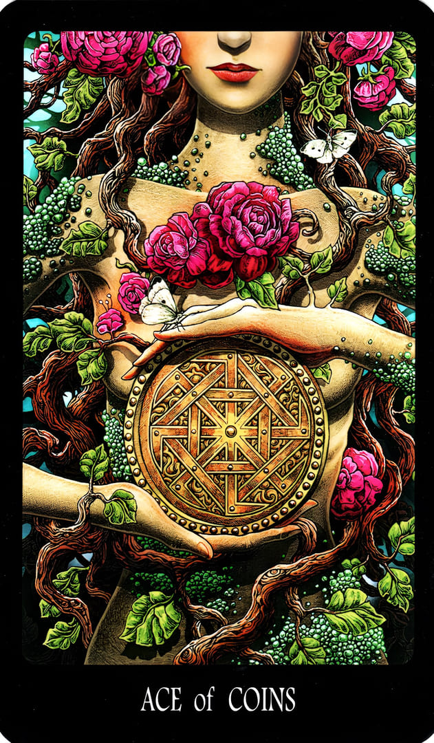 Ace of Pentacles — The Slavic Legends Tarot
