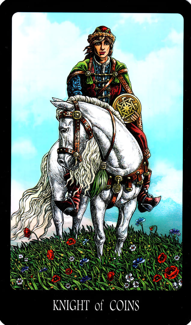 Knight of Pentacles — The Slavic Legends Tarot