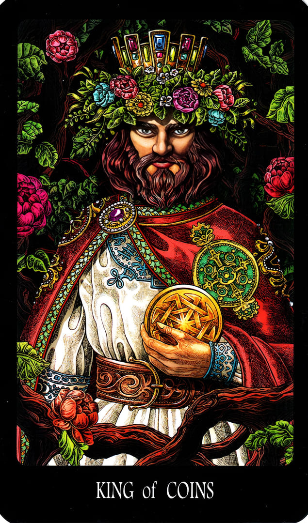 King of Pentacles — The Slavic Legends Tarot
