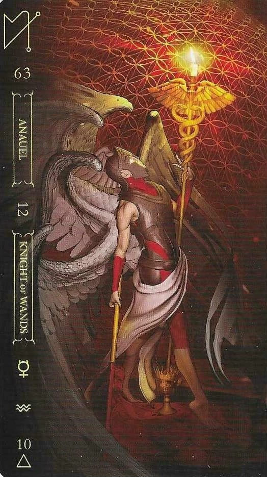 Caballo de Bastos — Notoria Tarot