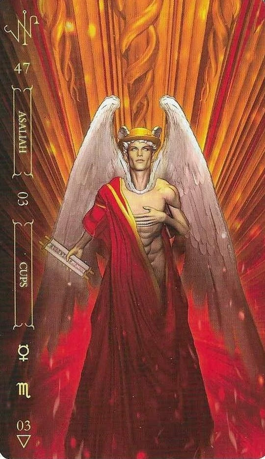 Tres de Copas — Notoria Tarot