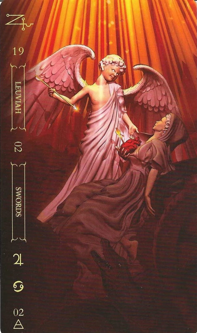 Dos de Espadas — Notoria Tarot