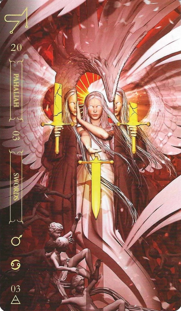 Three of Swords — Notoria Tarot