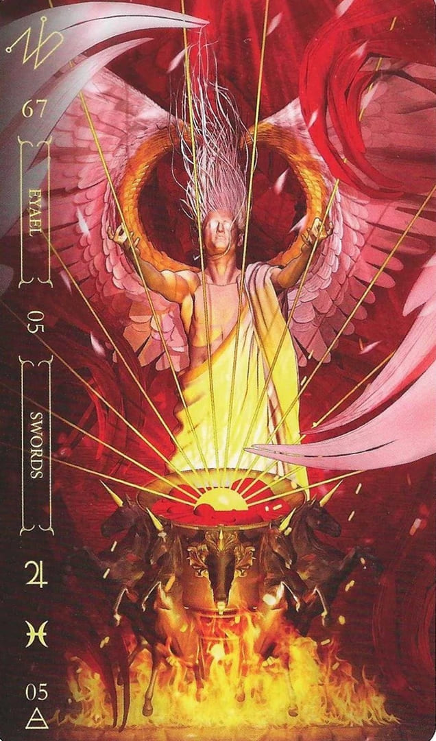 Cinco de Espadas — Notoria Tarot