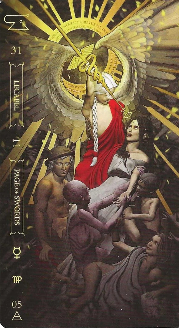 Page of Swords — Notoria Tarot