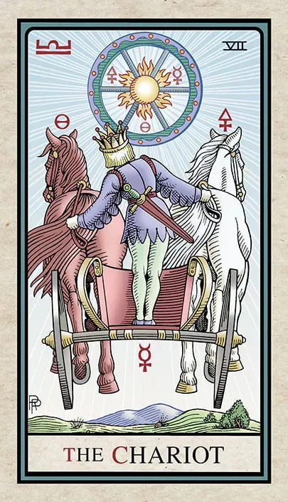 El Carro — Alchemical Tarot
