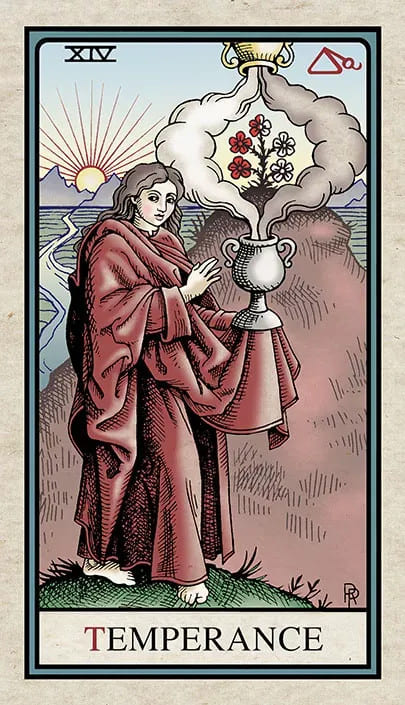La Templanza — Alchemical Tarot