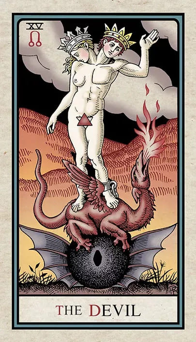 El Diablo — Alchemical Tarot