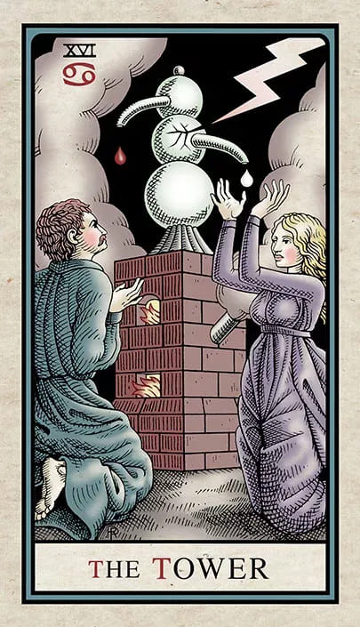 La Torre — Alchemical Tarot