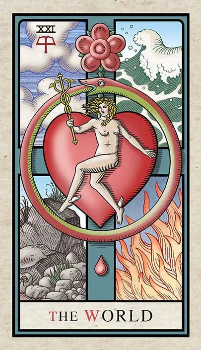 El Mundo — Alchemical Tarot