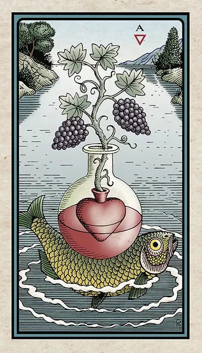 As de Copas — Alchemical Tarot