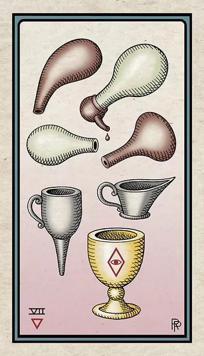 Siete de Copas — Alchemical Tarot