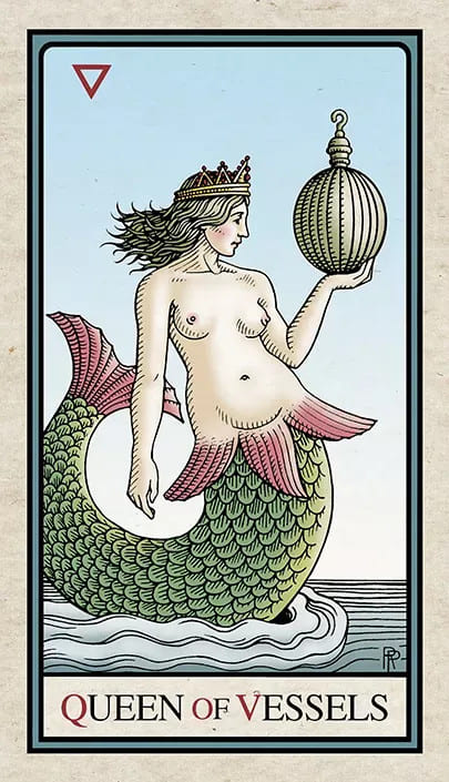 Reina de Copas — Alchemical Tarot