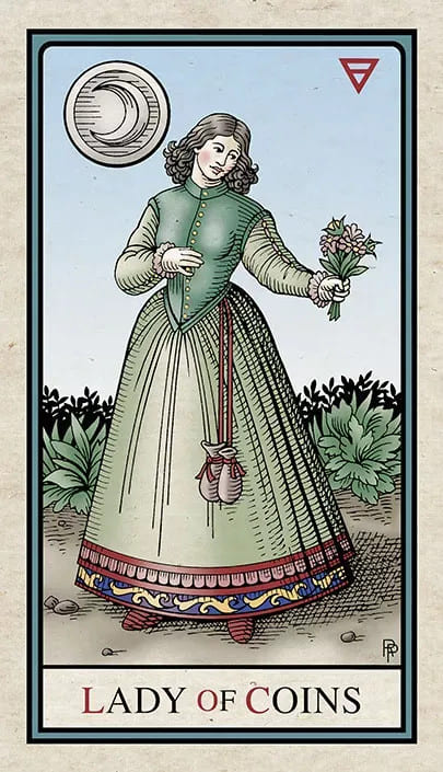 Sota de Oros — Alchemical Tarot