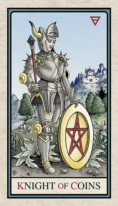 Caballo de Oros — Alchemical Tarot