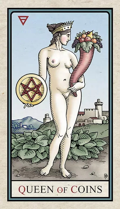 Reina de Oros — Alchemical Tarot