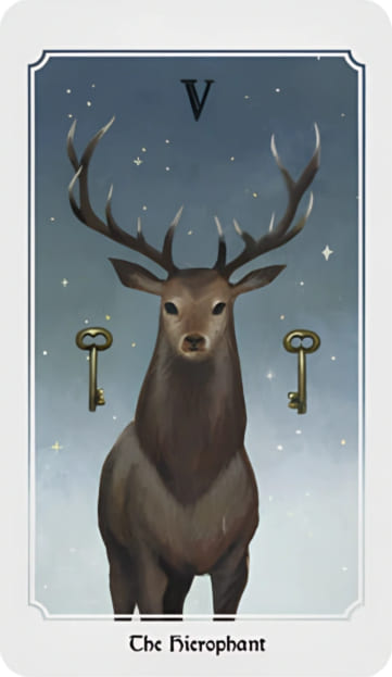 El Hierofante — Anima Mundi Tarot