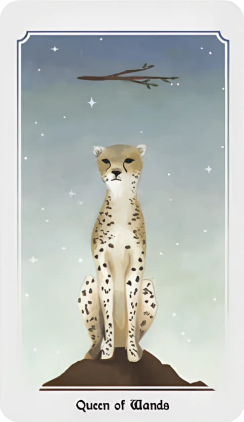 Reina de Bastos — Anima Mundi Tarot