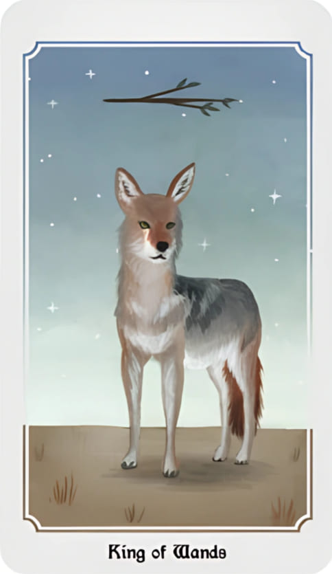 Rey de Bastos — Anima Mundi Tarot
