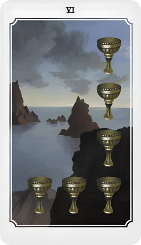 Seis de Copas — Anima Mundi Tarot