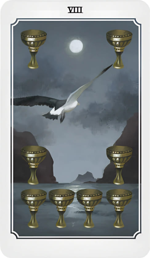 Ocho de Copas — Anima Mundi Tarot