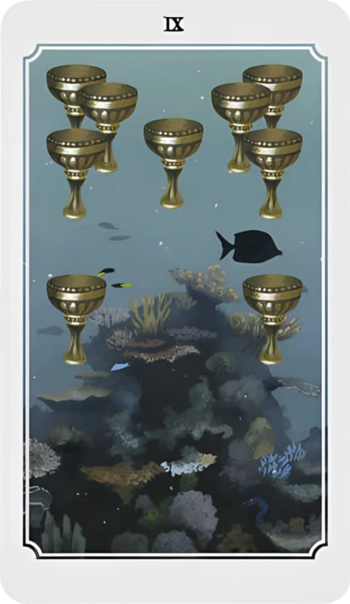 Nueve de Copas — Anima Mundi Tarot