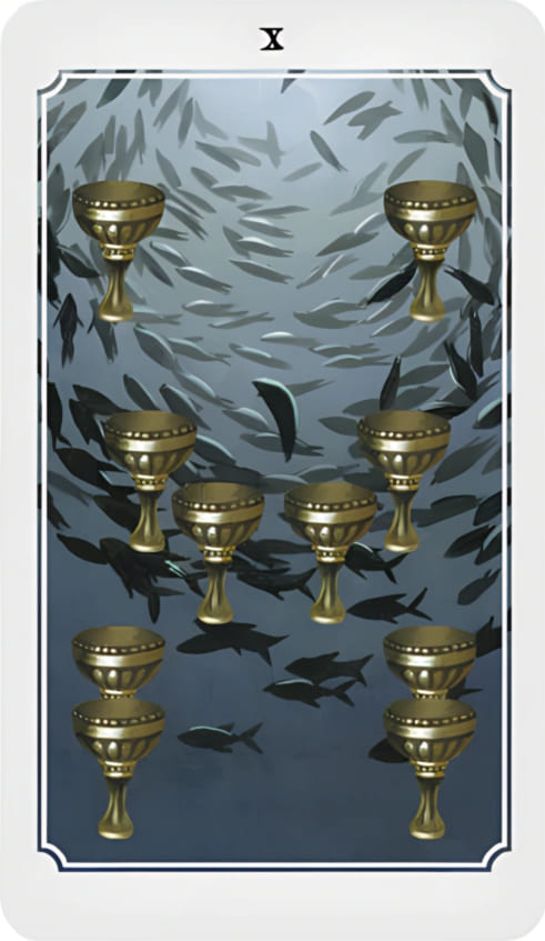 Diez de Copas — Anima Mundi Tarot