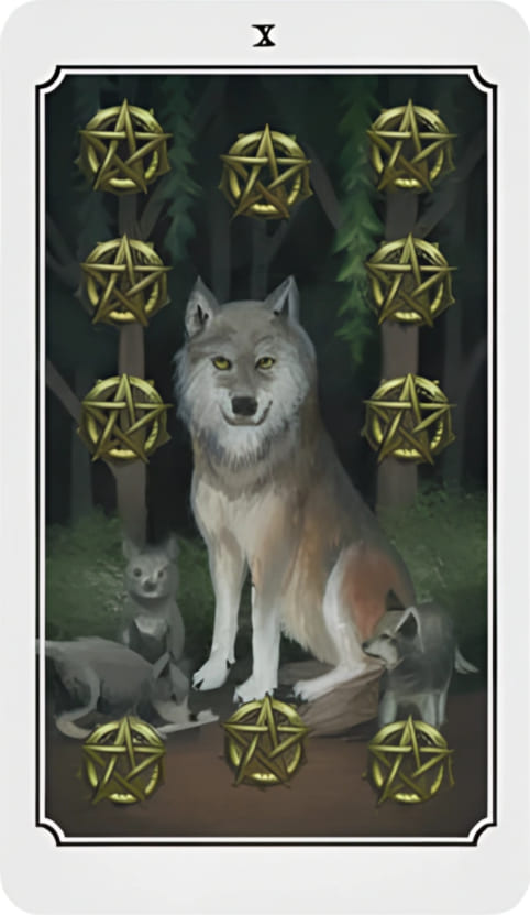 Diez de Oros — Anima Mundi Tarot