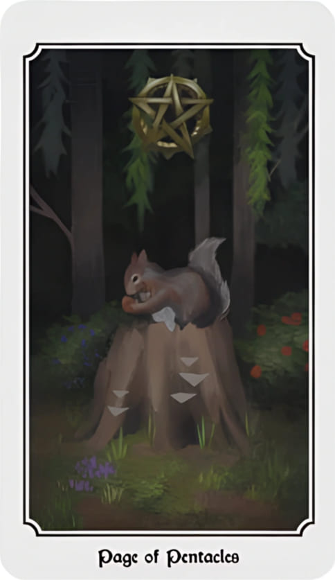 Sota de Oros — Anima Mundi Tarot