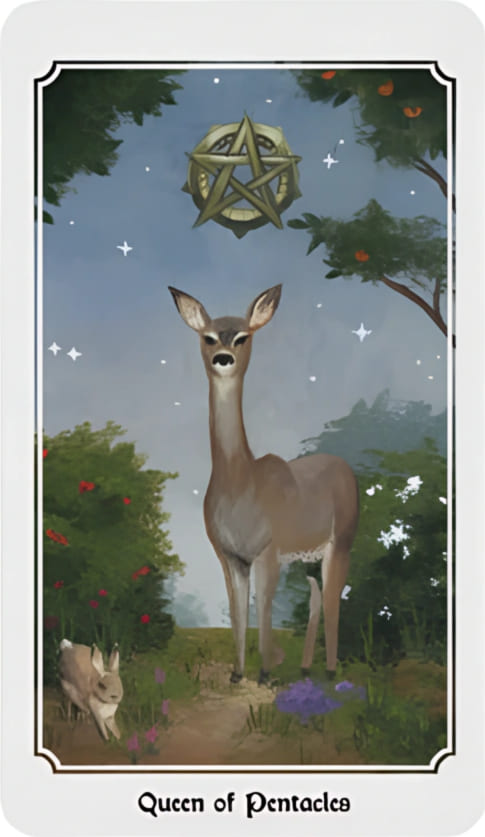 Queen of Pentacles — Anima Mundi Tarot