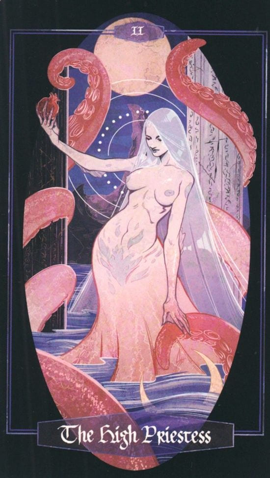 The High Priestess — The Children of Litha Tarot
