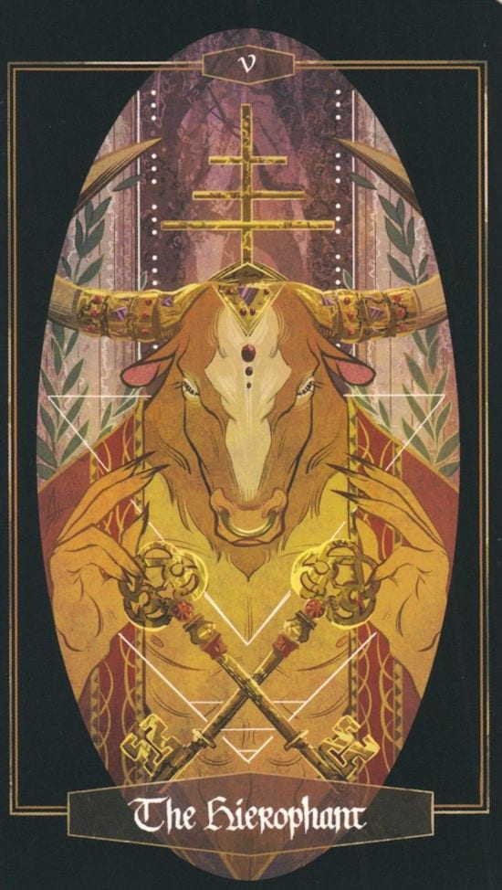 The Hierophant — The Children of Litha Tarot