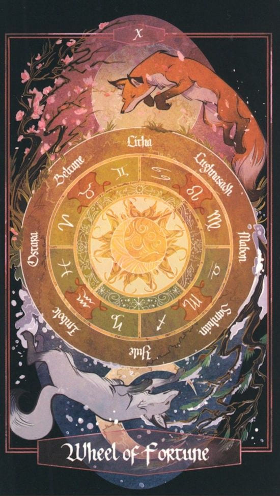 Wheel of Fortune — The Children of Litha Tarot