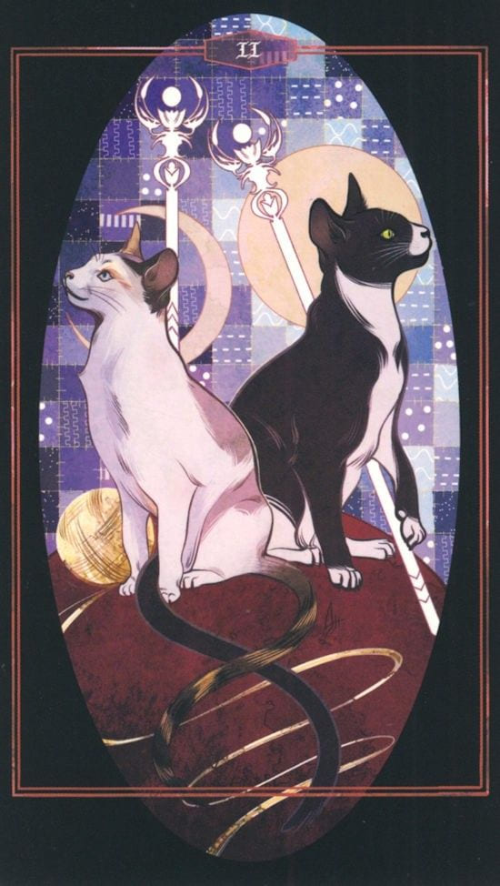 Two of Wands — The Children of Litha Tarot