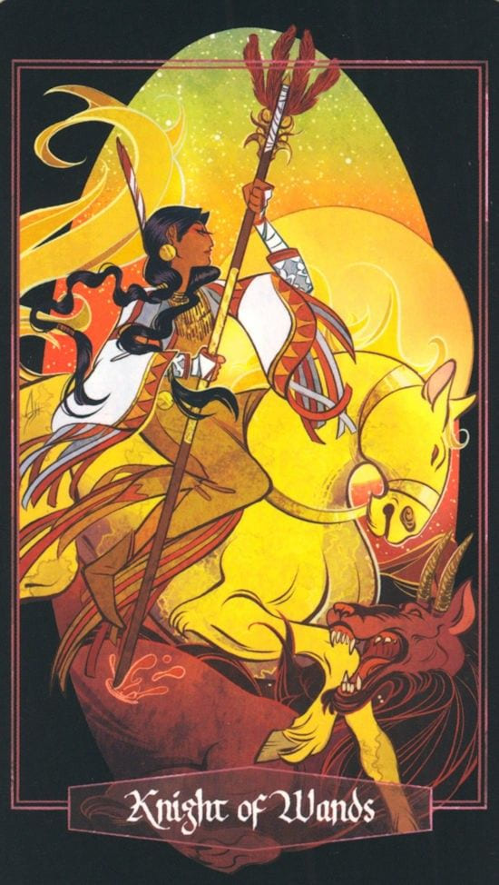 Knight of Wands — The Children of Litha Tarot