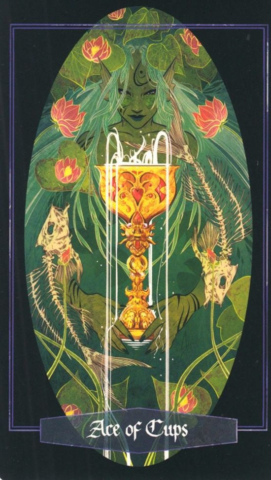 Ace of Cups — The Children of Litha Tarot