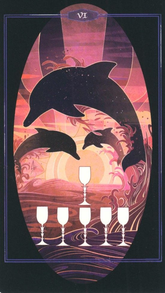 Six of Cups — The Children of Litha Tarot