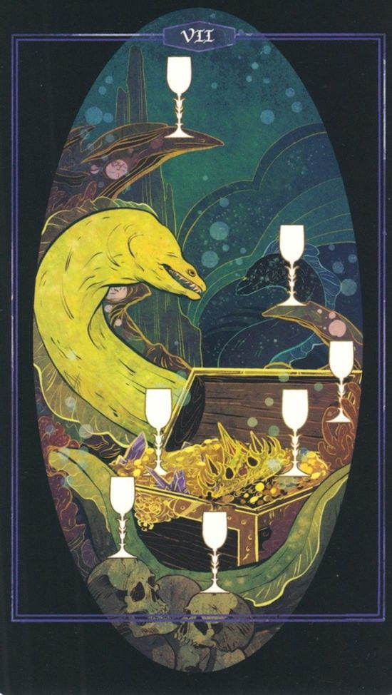 Seven of Cups — The Children of Litha Tarot