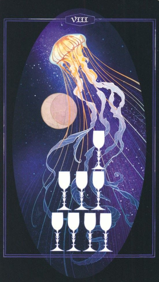 Eight of Cups — The Children of Litha Tarot