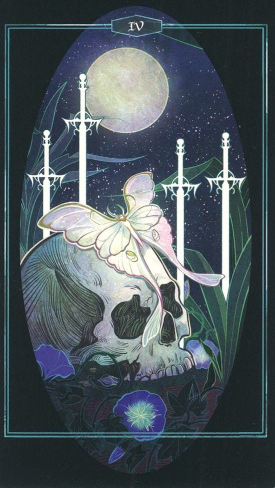 Four of Swords — The Children of Litha Tarot