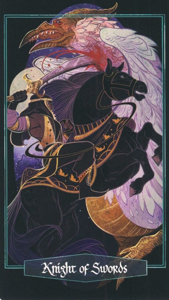 Knight of Swords — The Children of Litha Tarot