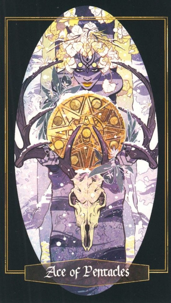 Ace of Pentacles — The Children of Litha Tarot