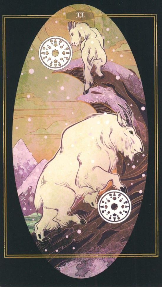 Two of Pentacles — The Children of Litha Tarot