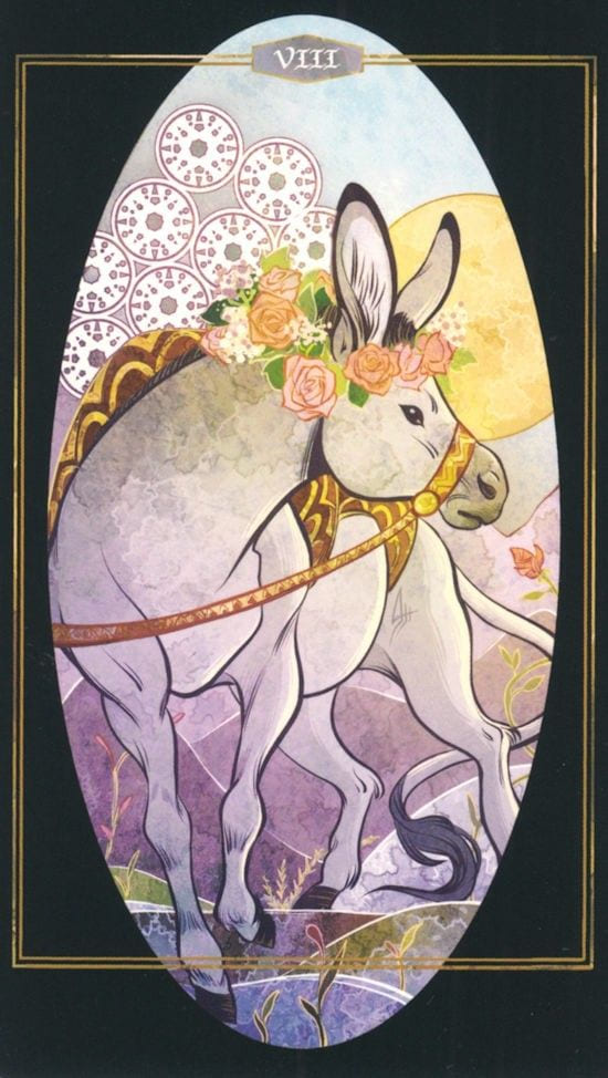 Eight of Pentacles — The Children of Litha Tarot