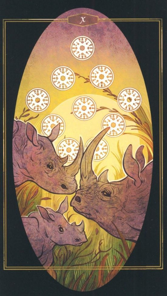 Ten of Pentacles — The Children of Litha Tarot